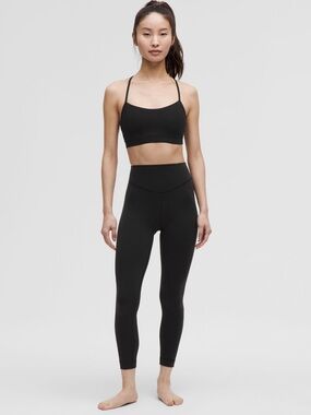 lululemon athletica Black Flow Y Nulu Bra (Size 8, A-C Cups)